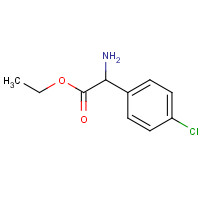 124031-17-0 ethyl 2-amino-2-(4-chlorophenyl)acetate chemical structure