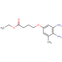 808743-60-4 ethyl 4-(3,4-diamino-5-methylphenoxy)butanoate chemical structure