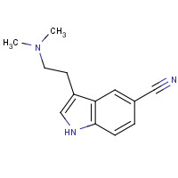 17380-42-6 3-[2-(dimethylamino)ethyl]-1H-indole-5-carbonitrile chemical structure