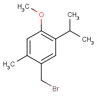 1588813-36-8 1-(bromomethyl)-4-methoxy-2-methyl-5-propan-2-ylbenzene chemical structure