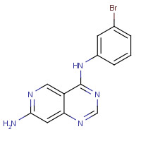 171178-26-0 4-N-(3-bromophenyl)pyrido[4,3-d]pyrimidine-4,7-diamine chemical structure