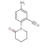 1251147-51-9 5-amino-2-(2-oxopiperidin-1-yl)benzonitrile chemical structure