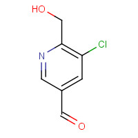 1198016-41-9 5-chloro-6-(hydroxymethyl)pyridine-3-carbaldehyde chemical structure