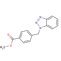 345953-58-4 methyl 4-(benzotriazol-1-ylmethyl)benzoate chemical structure