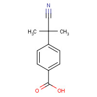 129488-74-0 4-(2-cyanopropan-2-yl)benzoic acid chemical structure