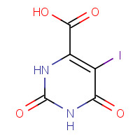 17687-22-8 5-iodo-2,4-dioxo-1H-pyrimidine-6-carboxylic acid chemical structure