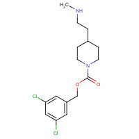 1613512-89-2 (3,5-dichlorophenyl)methyl 4-[2-(methylamino)ethyl]piperidine-1-carboxylate chemical structure