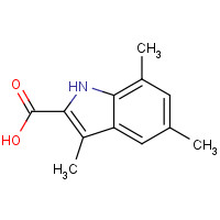 876715-82-1 3,5,7-trimethyl-1H-indole-2-carboxylic acid chemical structure
