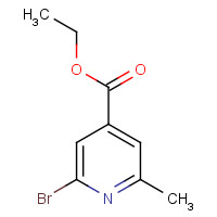 25462-90-2 ethyl 2-bromo-6-methylpyridine-4-carboxylate chemical structure