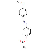 10484-13-6 [4-[(4-methoxyphenyl)methylideneamino]phenyl] acetate chemical structure