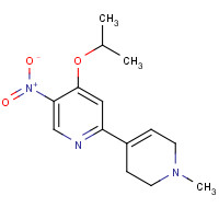 1462950-93-1 2-(1-methyl-3,6-dihydro-2H-pyridin-4-yl)-5-nitro-4-propan-2-yloxypyridine chemical structure