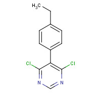 146533-39-3 4,6-dichloro-5-(4-ethylphenyl)pyrimidine chemical structure