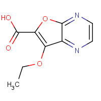 521948-75-4 7-ethoxyfuro[2,3-b]pyrazine-6-carboxylic acid chemical structure