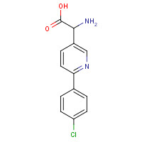1137826-18-6 2-amino-2-[6-(4-chlorophenyl)pyridin-3-yl]acetic acid chemical structure