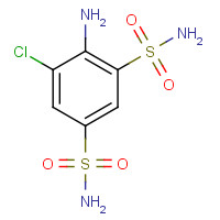 1083-36-9 4-amino-5-chlorobenzene-1,3-disulfonamide chemical structure