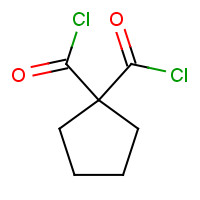 53179-95-6 cyclopentane-1,1-dicarbonyl chloride chemical structure