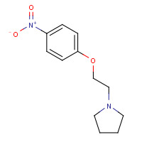 265654-77-1 1-[2-(4-nitrophenoxy)ethyl]pyrrolidine chemical structure