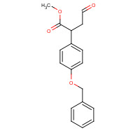 634196-85-3 methyl 4-oxo-2-(4-phenylmethoxyphenyl)butanoate chemical structure