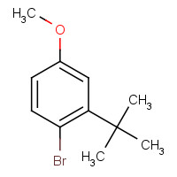 14035-02-0 1-bromo-2-tert-butyl-4-methoxybenzene chemical structure