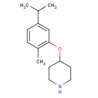 883536-66-1 4-(2-methyl-5-propan-2-ylphenoxy)piperidine chemical structure
