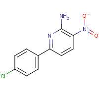 102291-55-4 6-(4-chlorophenyl)-3-nitropyridin-2-amine chemical structure