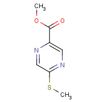 1174322-70-3 methyl 5-methylsulfanylpyrazine-2-carboxylate chemical structure