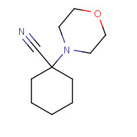 42419-59-0 1-morpholin-4-ylcyclohexane-1-carbonitrile chemical structure