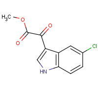 163160-55-2 methyl 2-(5-chloro-1H-indol-3-yl)-2-oxoacetate chemical structure