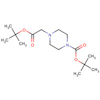 180576-04-9 tert-butyl 4-[2-[(2-methylpropan-2-yl)oxy]-2-oxoethyl]piperazine-1-carboxylate chemical structure