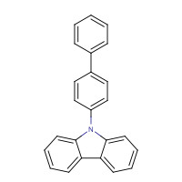 6299-16-7 9-(4-phenylphenyl)carbazole chemical structure