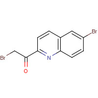 1228553-30-7 2-bromo-1-(6-bromoquinolin-2-yl)ethanone chemical structure