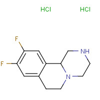 1188264-35-8 9,10-difluoro-2,3,4,6,7,11b-hexahydro-1H-pyrazino[2,1-a]isoquinoline;dihydrochloride chemical structure