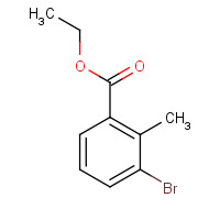 103038-43-3 ethyl 3-bromo-2-methylbenzoate chemical structure