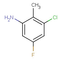 886761-87-1 3-chloro-5-fluoro-2-methylaniline chemical structure
