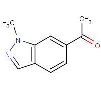 1159511-25-7 1-(1-methylindazol-6-yl)ethanone chemical structure