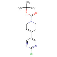 1314391-98-4 tert-butyl 4-(2-chloropyrimidin-5-yl)-3,6-dihydro-2H-pyridine-1-carboxylate chemical structure