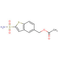 96803-62-2 (2-sulfamoyl-1-benzothiophen-5-yl)methyl acetate chemical structure
