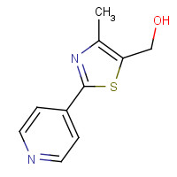 886851-57-6 (4-methyl-2-pyridin-4-yl-1,3-thiazol-5-yl)methanol chemical structure