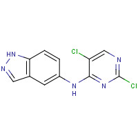 1257302-89-8 N-(2,5-dichloropyrimidin-4-yl)-1H-indazol-5-amine chemical structure