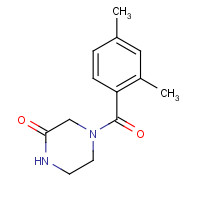 1197809-88-3 4-(2,4-dimethylbenzoyl)piperazin-2-one chemical structure