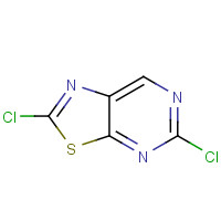 13479-89-5 2,5-dichloro-[1,3]thiazolo[5,4-d]pyrimidine chemical structure