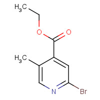 1227603-29-3 ethyl 2-bromo-5-methylpyridine-4-carboxylate chemical structure