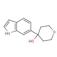 885273-47-2 4-(1H-indol-6-yl)oxan-4-ol chemical structure