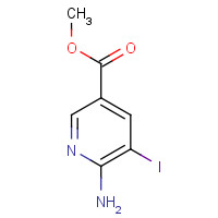 211308-80-4 methyl 6-amino-5-iodopyridine-3-carboxylate chemical structure