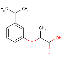 25140-93-6 2-(3-propan-2-ylphenoxy)propanoic acid chemical structure