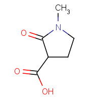 30932-84-4 1-methyl-2-oxopyrrolidine-3-carboxylic acid chemical structure