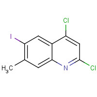 540500-93-4 2,4-dichloro-6-iodo-7-methylquinoline chemical structure