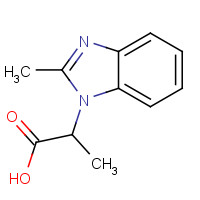753489-92-8 2-(2-methylbenzimidazol-1-yl)propanoic acid chemical structure