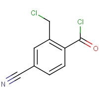 445312-07-2 2-(chloromethyl)-4-cyanobenzoyl chloride chemical structure