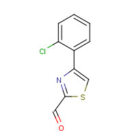 383142-61-8 4-(2-chlorophenyl)-1,3-thiazole-2-carbaldehyde chemical structure